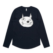 Nik's Cat - Women's Stella Long Sleeve T Shirt by 'As Colour '
